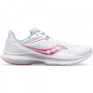 Saucony Convergence White Pink | LUIJT-9870