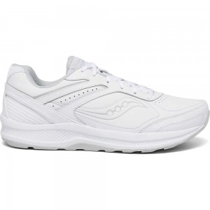 Saucony Echelon Walker 3 Extra Wide White | WNZTB-1976