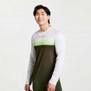 Saucony Elite Long Sleeve Umbra | QXPSK-7534