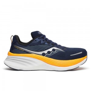 Saucony Hurricane 24 Wide Navy | WAFXU-6907