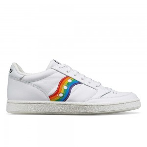 Saucony Jazz Court Pride White Multicolor | EOPWB-1250