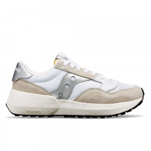 Saucony Jazz NXT White Silver | ZKLYN-9258