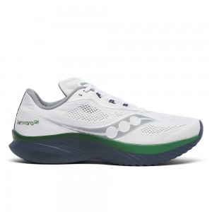 Saucony Kinvara 15 White Navy | ZLXUO-3256