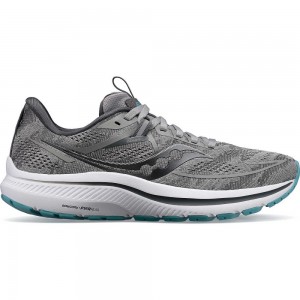 Saucony Omni 21 Wide Alloy Rainfall | RABSI-7293