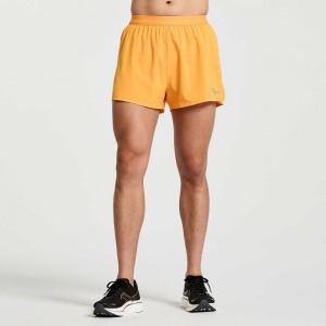 Saucony Outpace 2.5" Split Short Marigold | NYIJG-8716