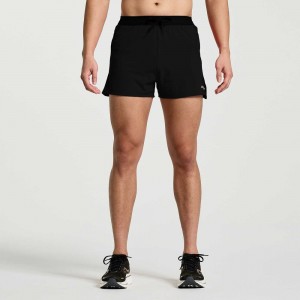 Saucony Outpace 3" Short Black | MOUNY-8160