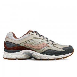 Saucony ProGrid Omni 9 Secure Brown Grey Brown | EGVDT-0473