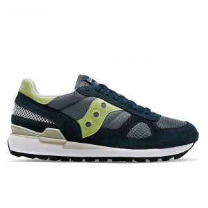 Saucony Shadow Original Navy Light Green | UKSOZ-1264