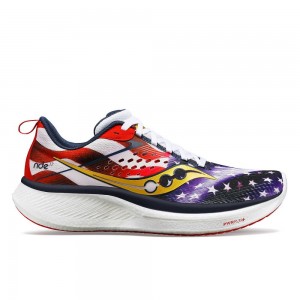 Saucony Stars & Stripes Ride 17 Stars Stripes | GLFED-7912