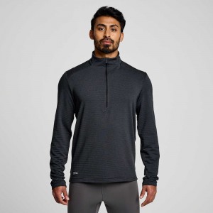 Saucony Triumph 3D 1/2 Zip Black | XJQTH-4106