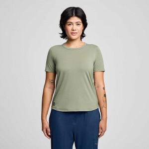 Saucony Triumph Short Sleeve Bough | OQCVR-9451