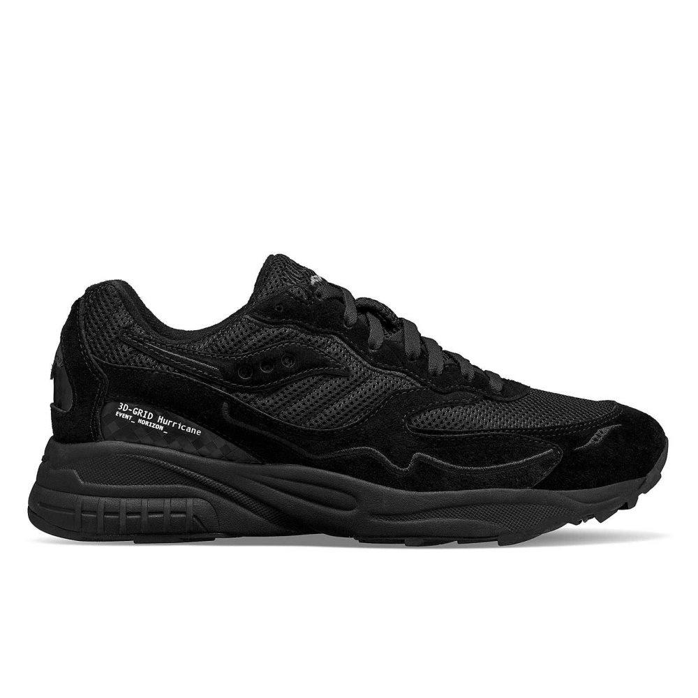 Saucony 3D Grid Hurricane Event Horizon Black | XBMKS-7435