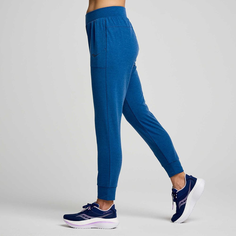 Saucony Boston Pant Indigo | KBAJS-0659