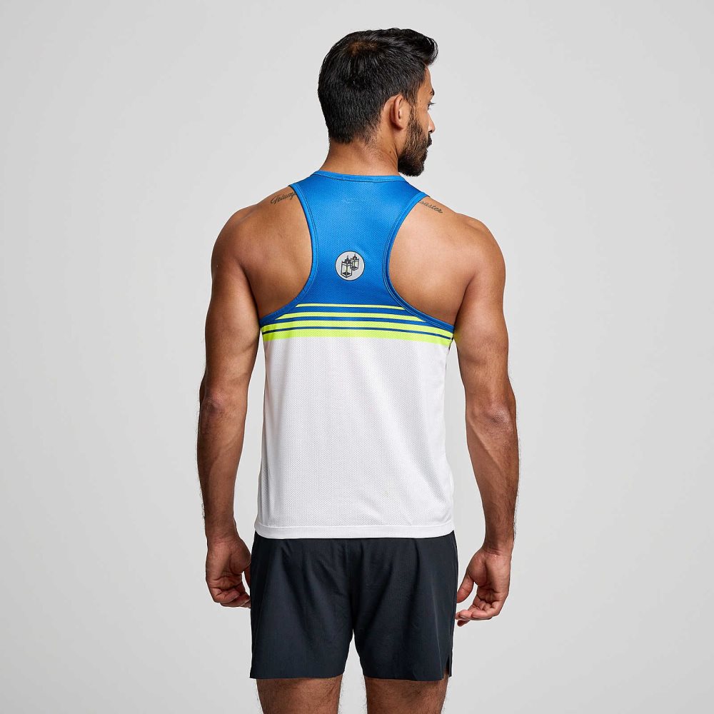 Saucony Boston Stopwatch Graphic Singlet Boston 2024 | HATZK-4127