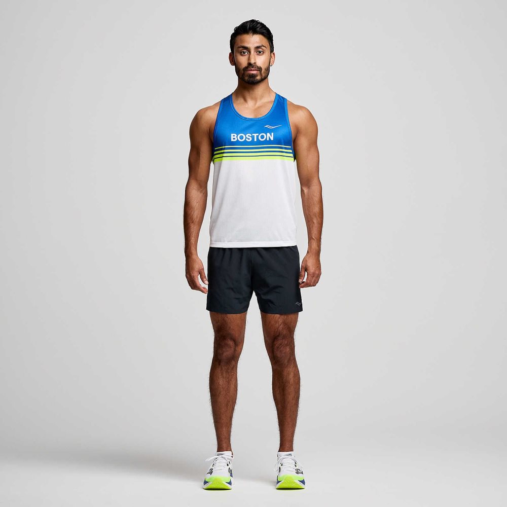 Saucony Boston Stopwatch Graphic Singlet Boston 2024 | HATZK-4127