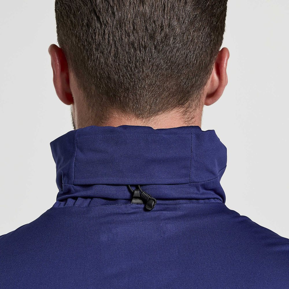 Saucony Boulder Drizzle Jacket Sodalite | ABJVX-9143