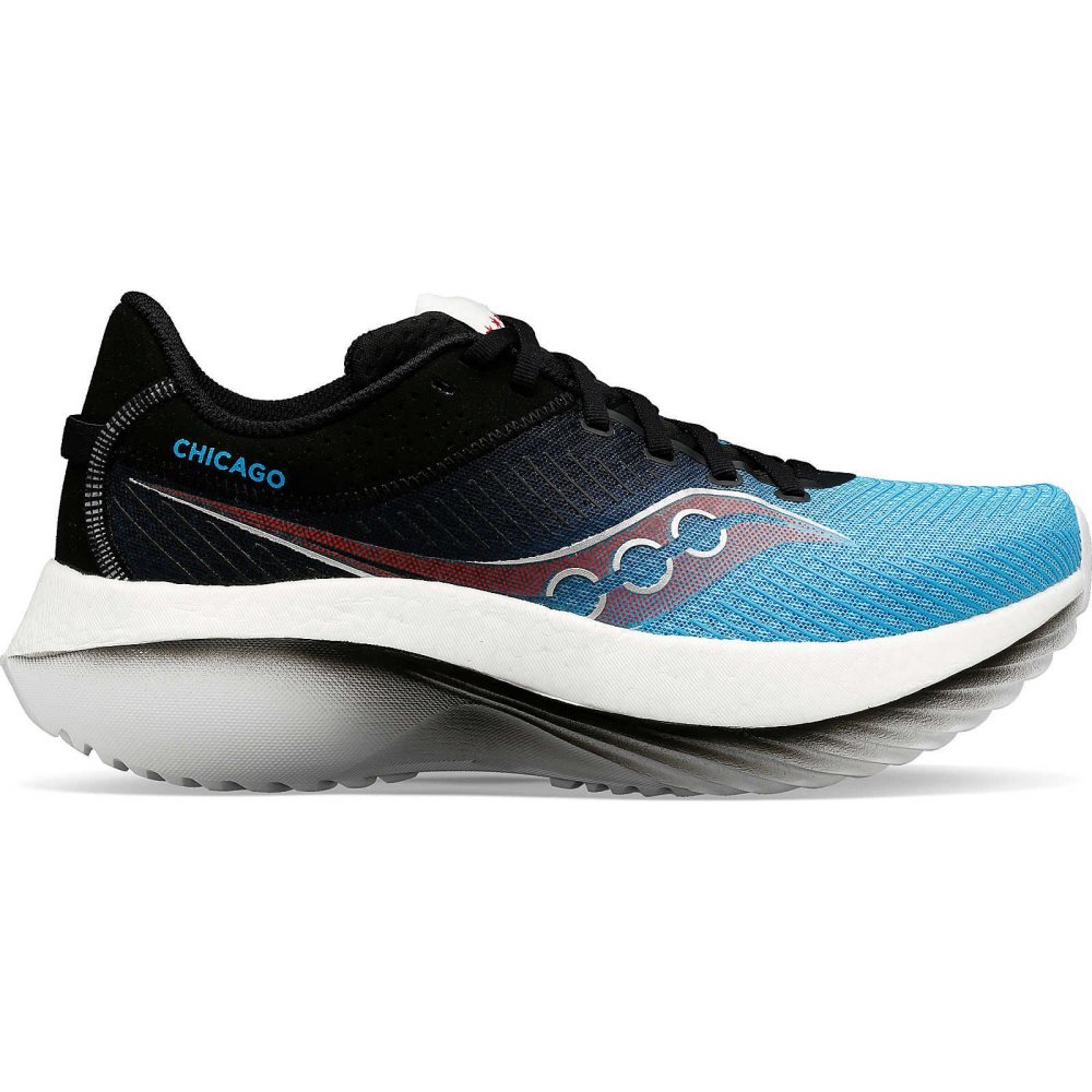 Saucony Chicago Kinvara Pro Blue Black | GWBAR-0548