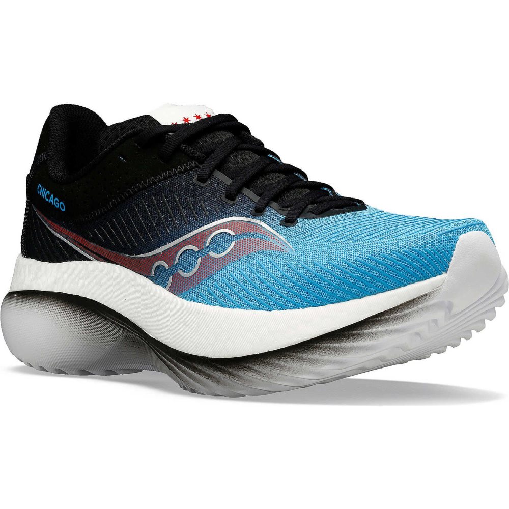 Saucony Chicago Kinvara Pro Blue Black | PLXBG-6458