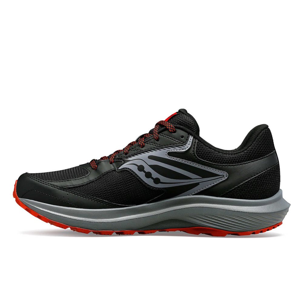 Saucony Cohesion TR17 Wide Black Orange | HSAOY-0413