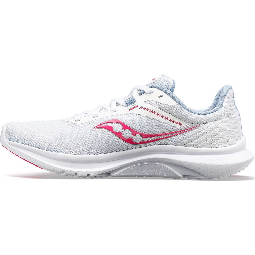 Saucony Convergence White Pink | LUIJT-9870