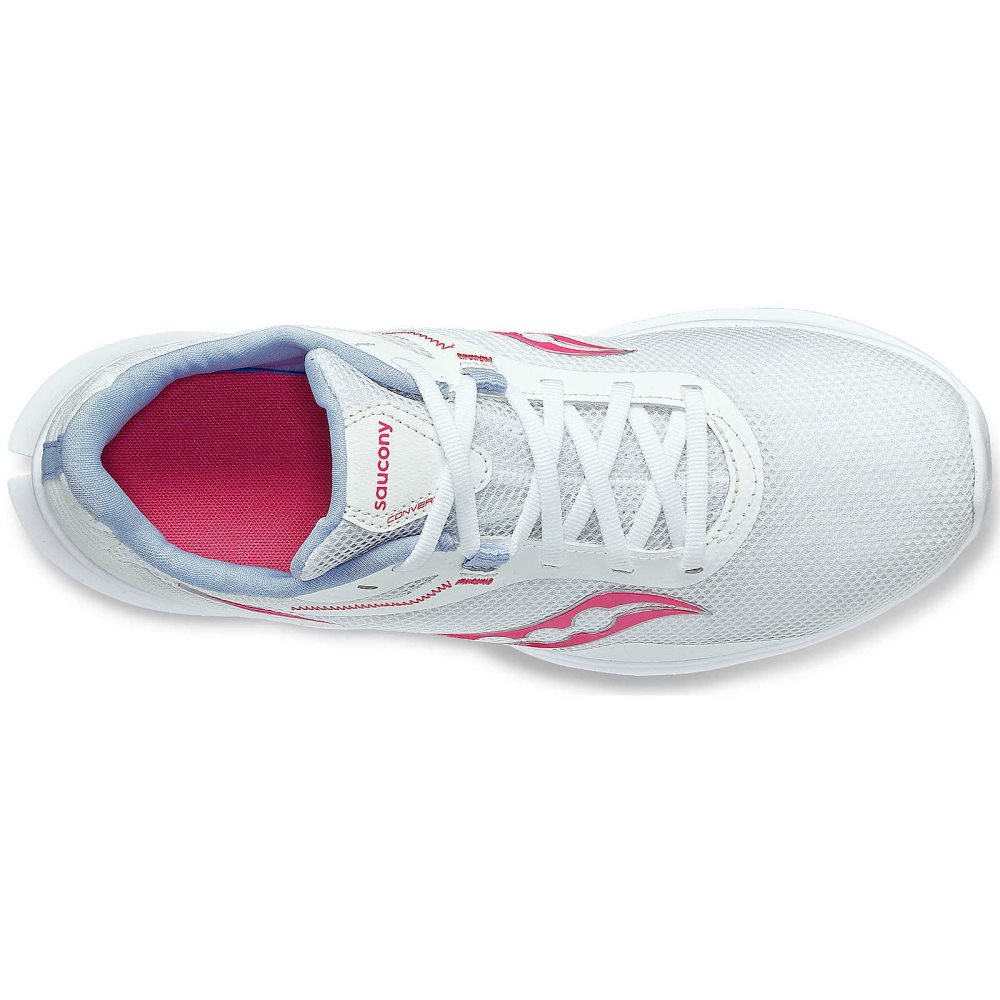 Saucony Convergence White Pink | LUIJT-9870