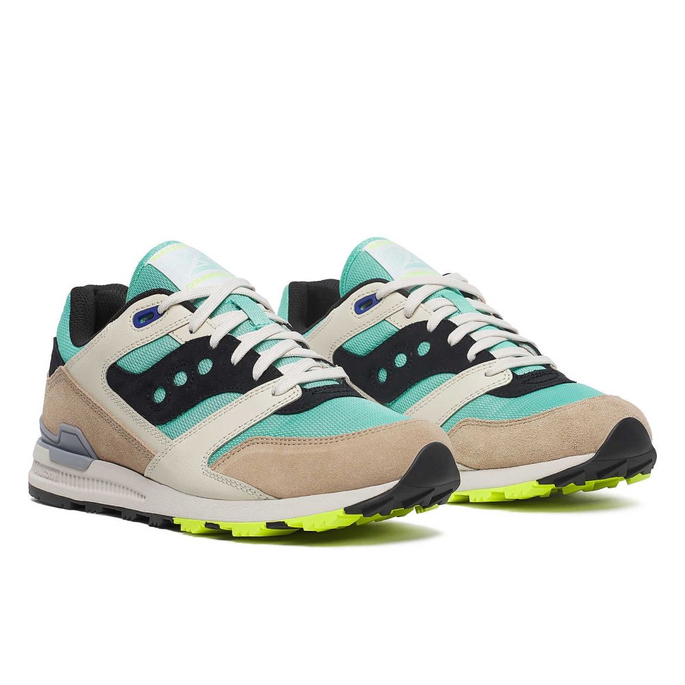 Saucony Courageous Light Blue Brown | NDVYU-9451