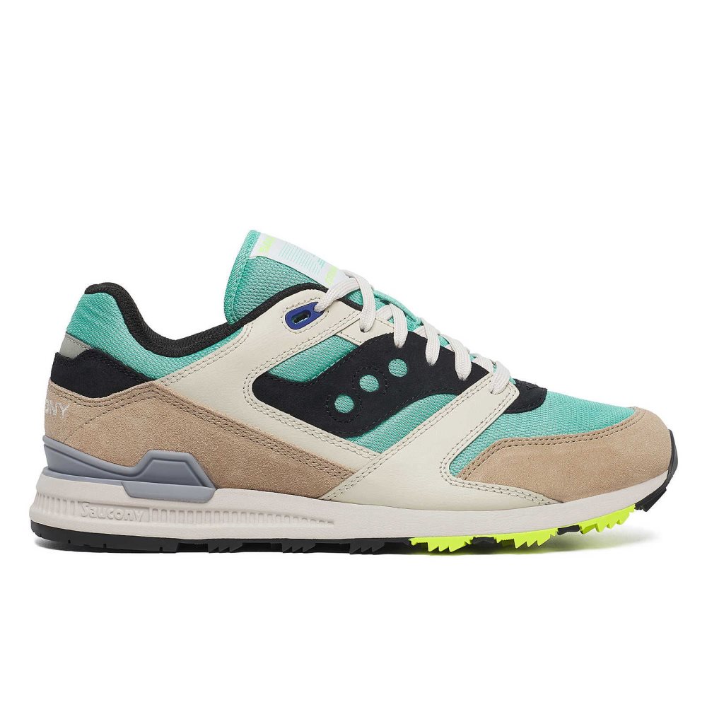 Saucony Courageous Light Blue Brown | NDVYU-9451