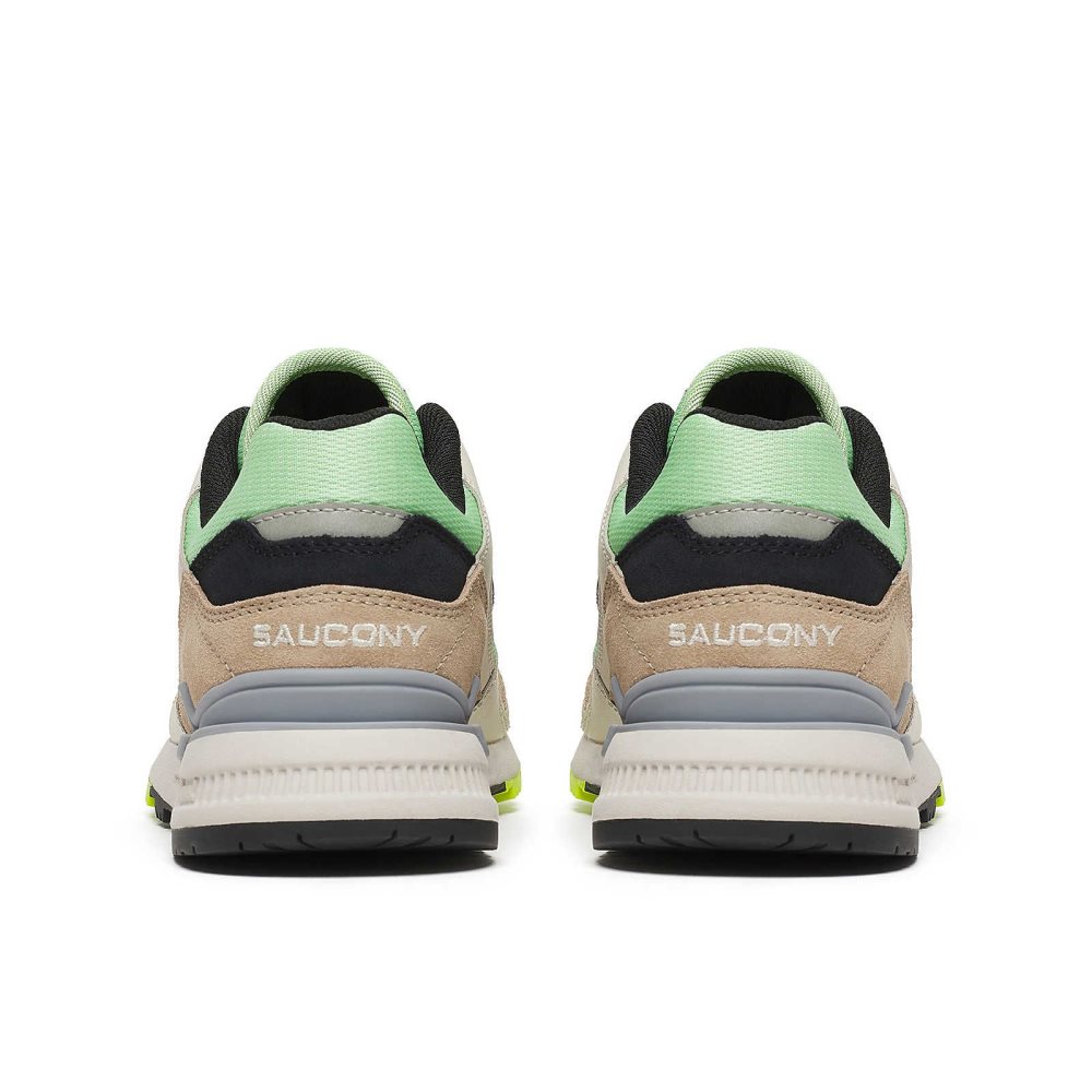 Saucony Courageous Light Green Brown | WPCNJ-7394