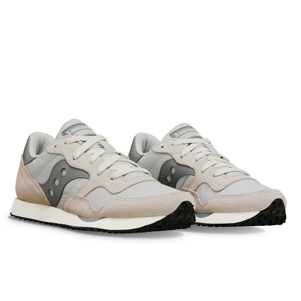 Saucony DXN Trainer Light Grey Pink | JYHFS-2586