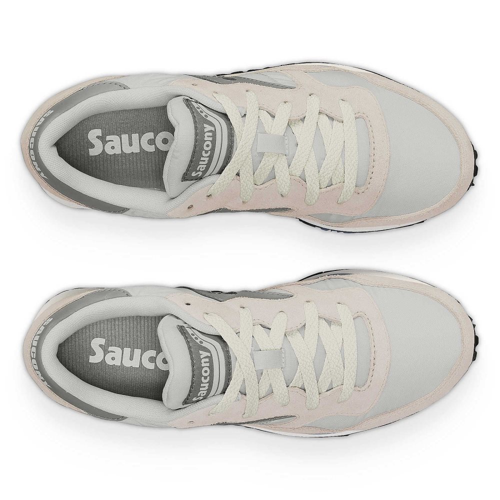 Saucony DXN Trainer Light Grey Pink | JYHFS-2586