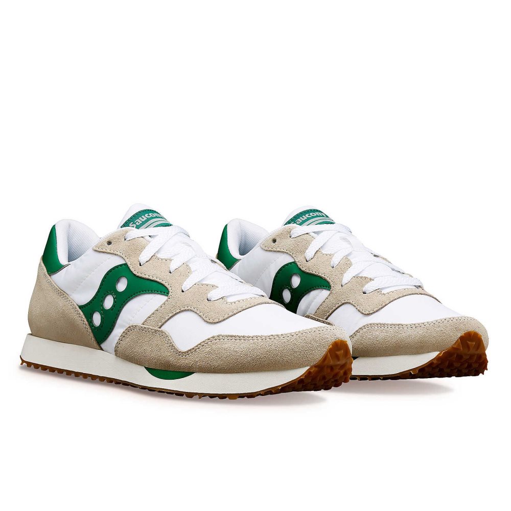 Saucony DXN Trainer White Green | WATNS-7912