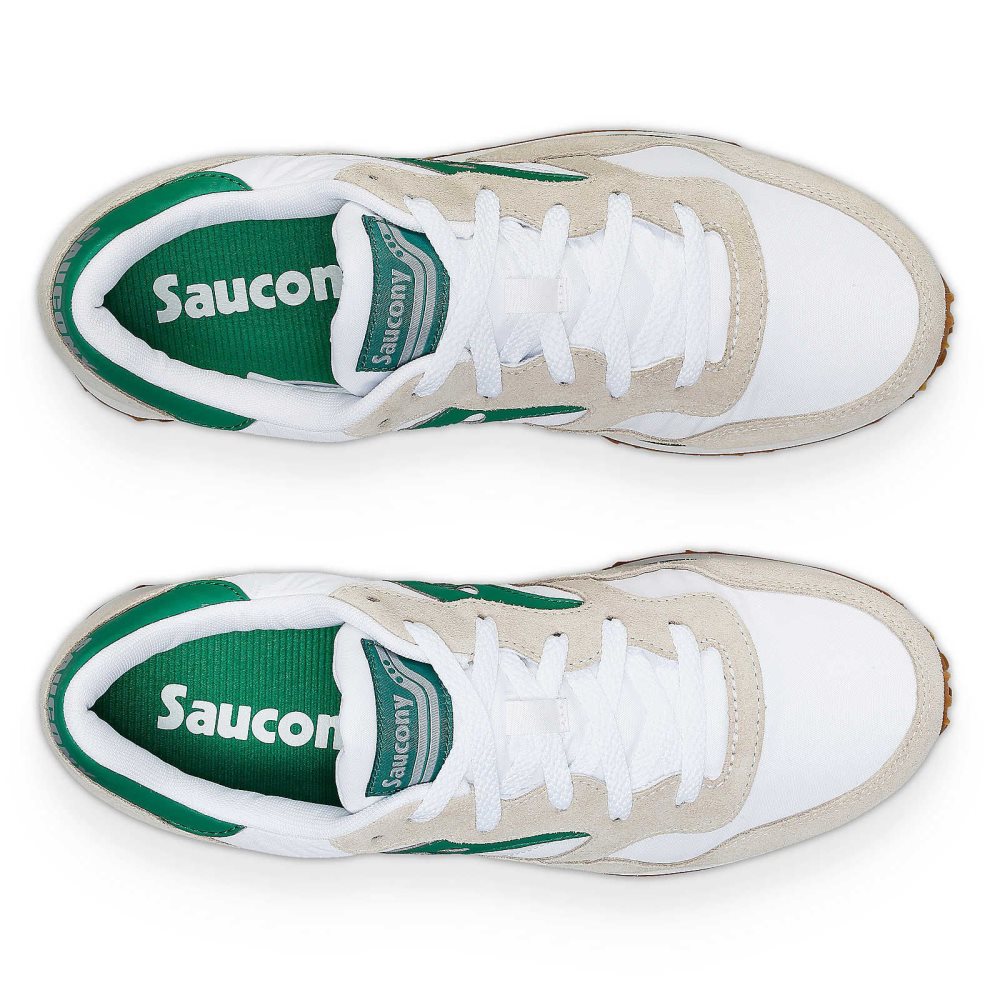 Saucony DXN Trainer White Green | WATNS-7912