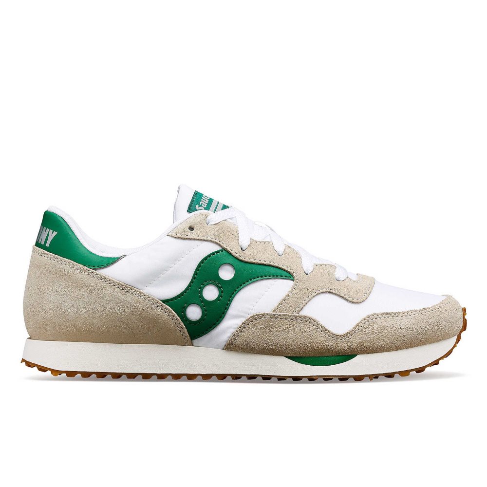 Saucony DXN Trainer White Green | WATNS-7912