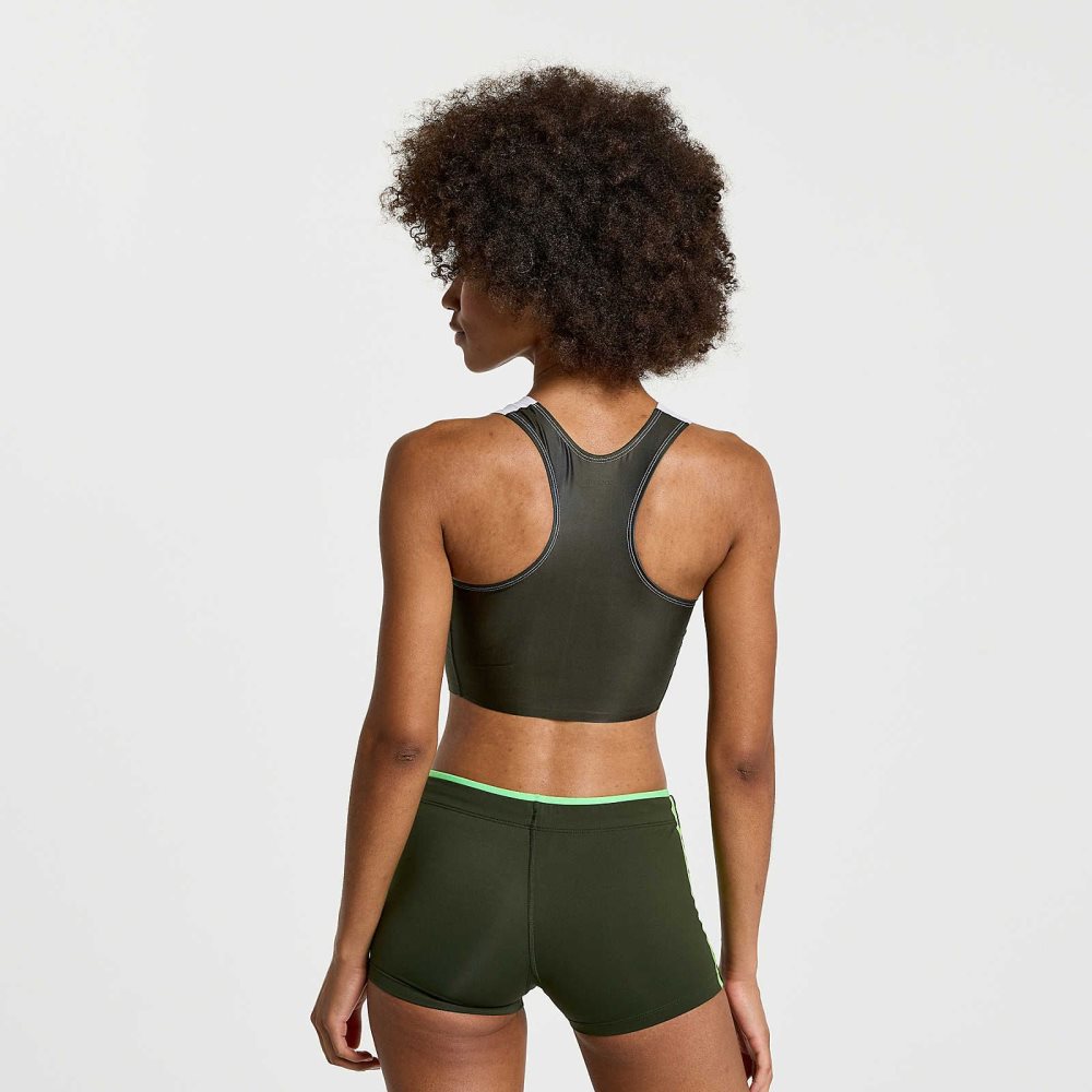 Saucony Elite Crop Top Umbra | NIDEG-0478