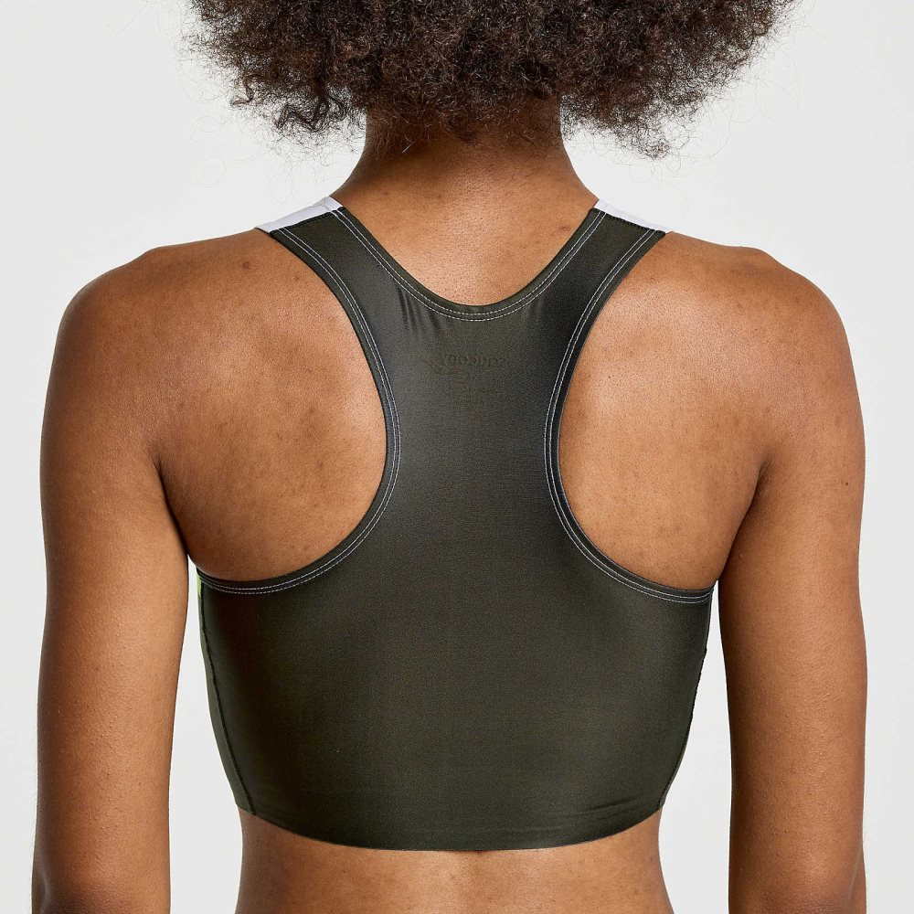 Saucony Elite Crop Top Umbra | NIDEG-0478