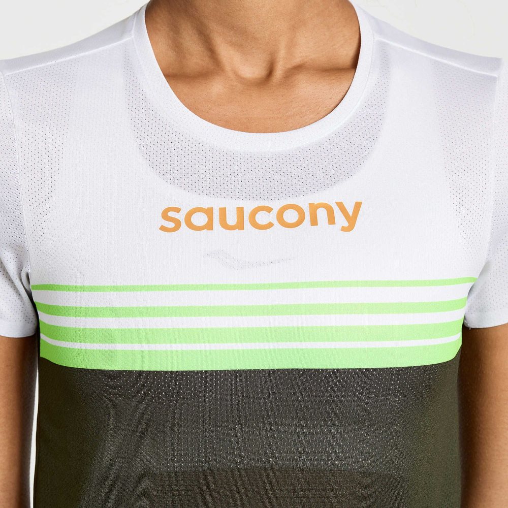 Saucony Elite Short Sleeve Umbra | OGTDZ-3872