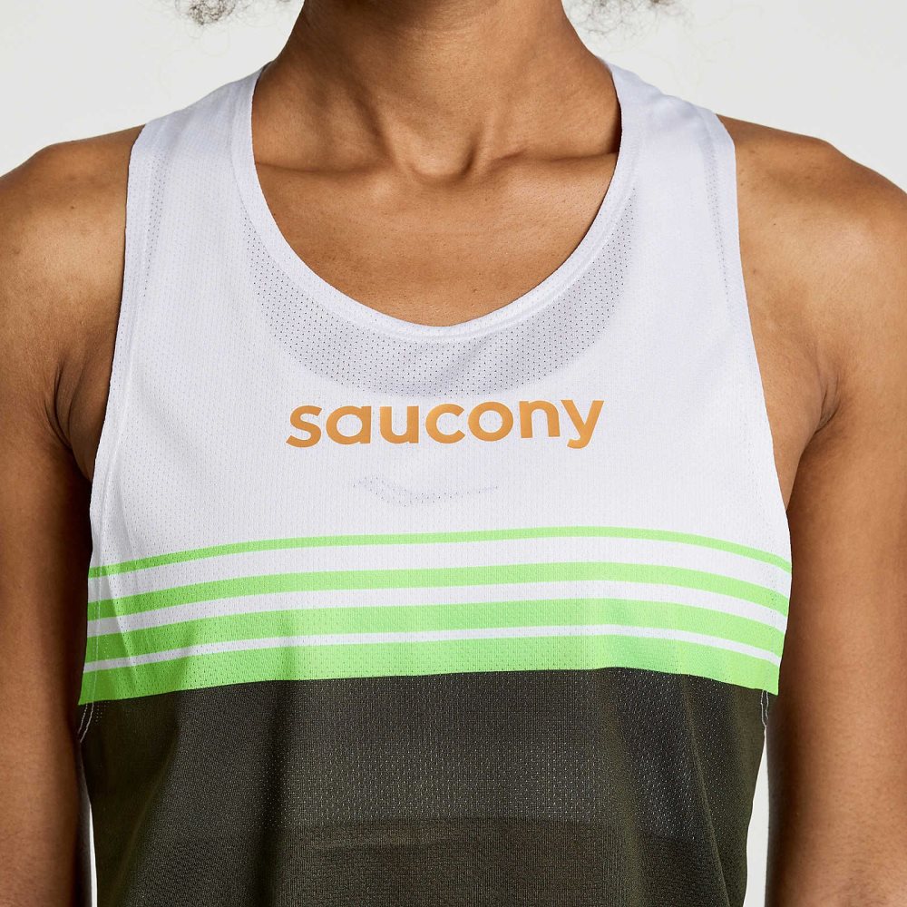 Saucony Elite Singlet Umbra | MUXFV-5279