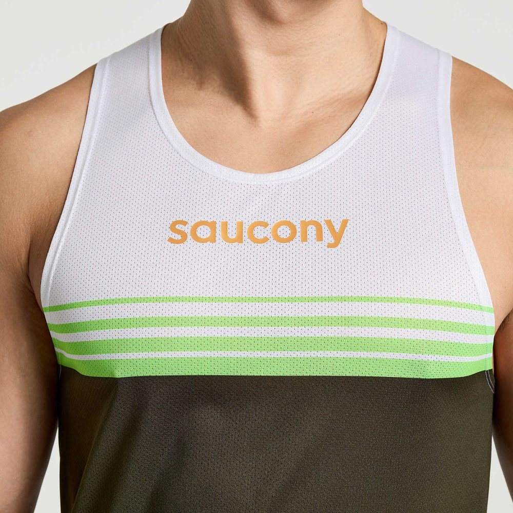 Saucony Elite Singlet Umbra | XZKCN-9450