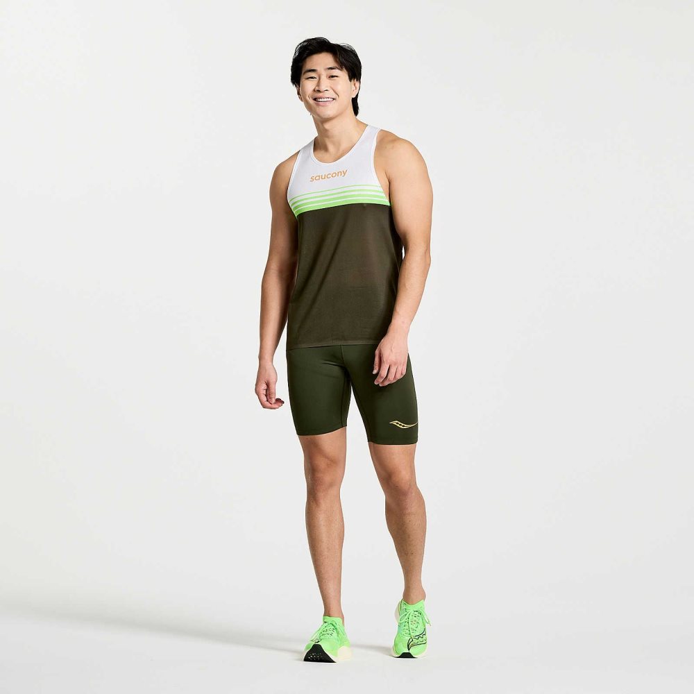 Saucony Elite Singlet Umbra | XZKCN-9450