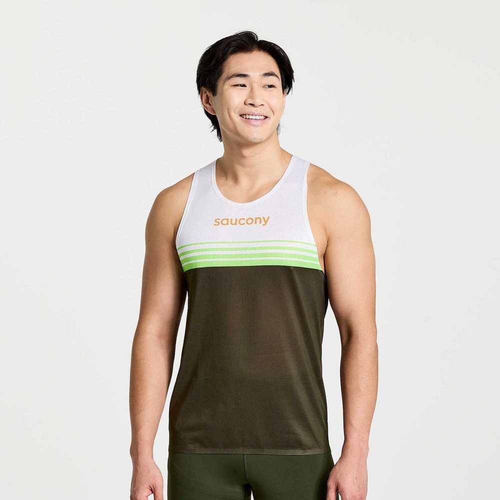 Saucony Elite Singlet Umbra | XZKCN-9450