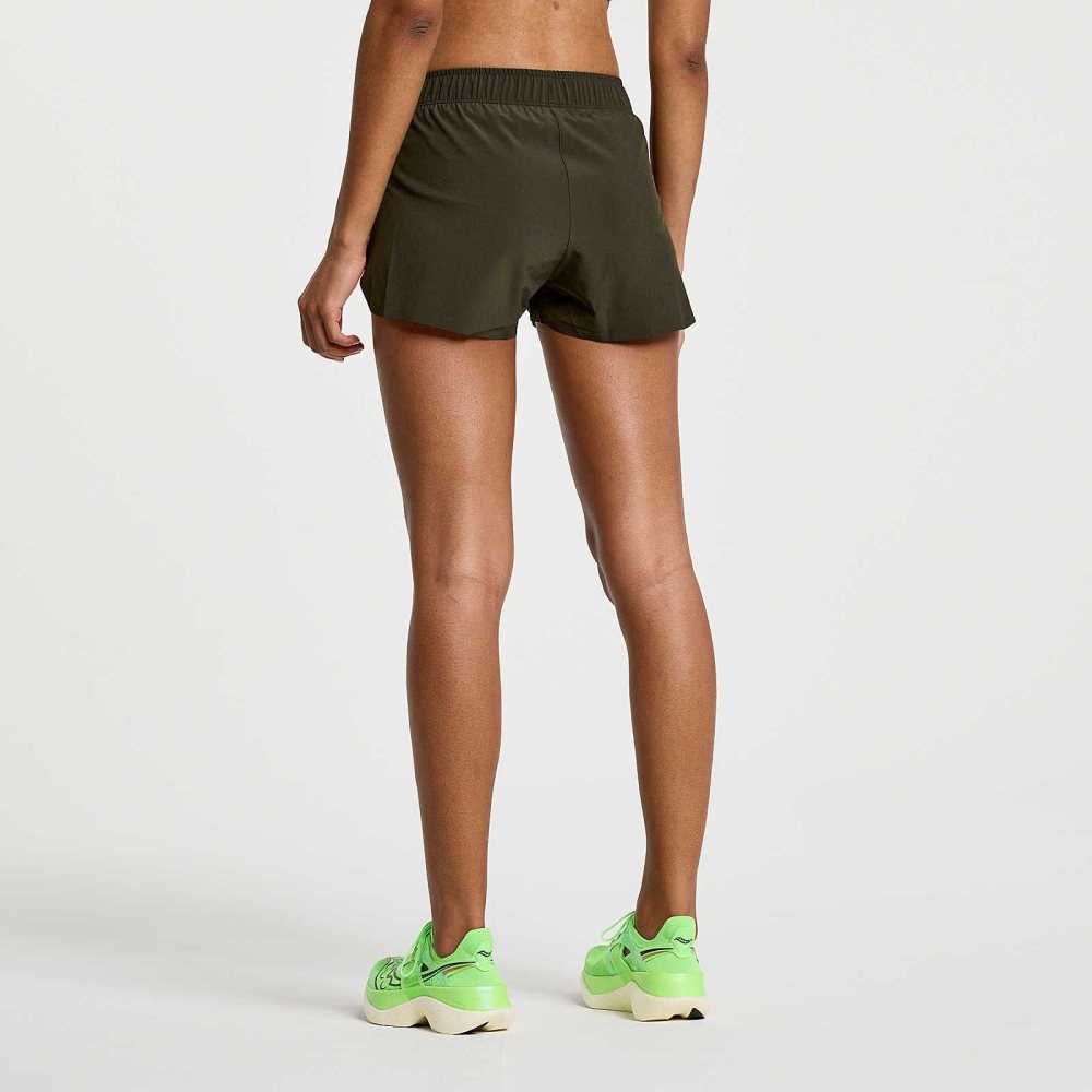 Saucony Elite Split Short Umbra | EYQVL-9602