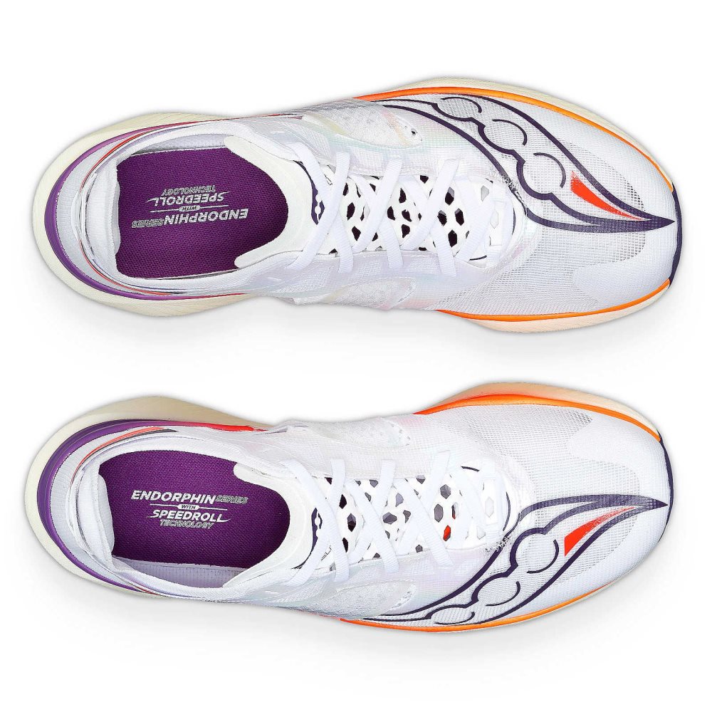 Saucony Endorphin Elite White | YCLXW-4625