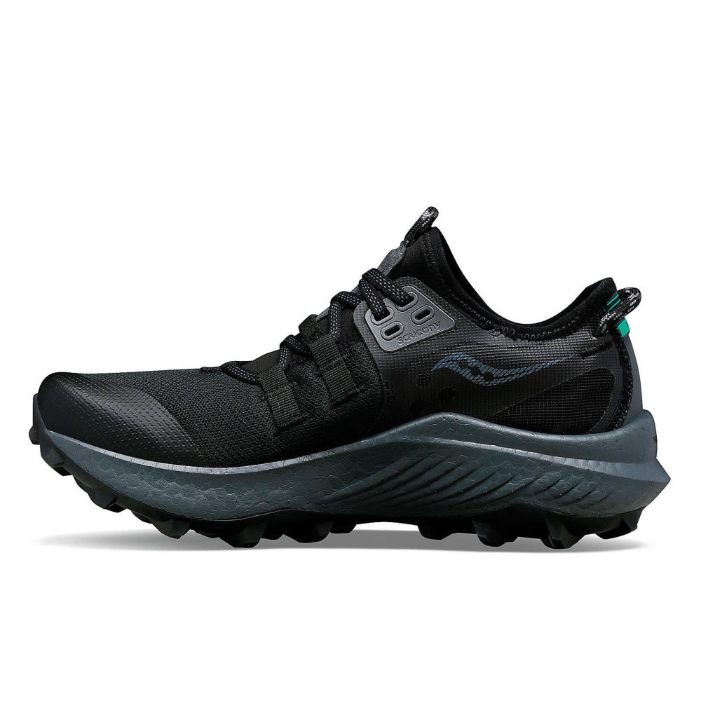 Saucony Endorphin Rift Black | IAUVK-7186