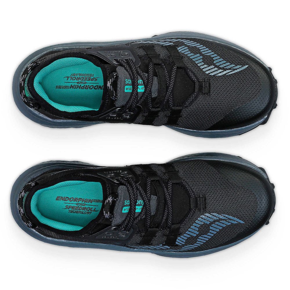 Saucony Endorphin Rift Black | IAUVK-7186