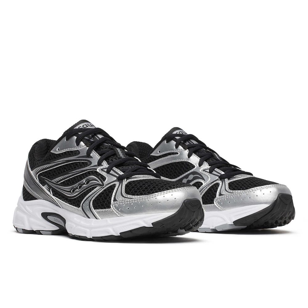 Saucony Grid Ride Millennium Black Silver | HGLCV-7253