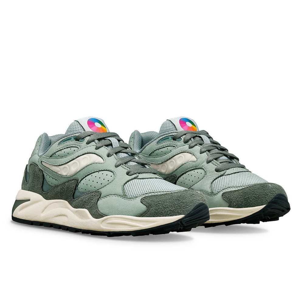 Saucony Grid Shadow 2 Chromatic Olive | JMCLH-1349