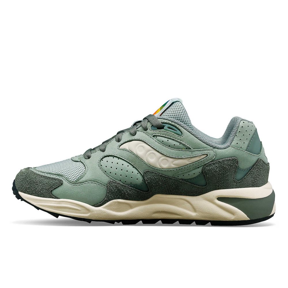 Saucony Grid Shadow 2 Chromatic Olive | JMCLH-1349