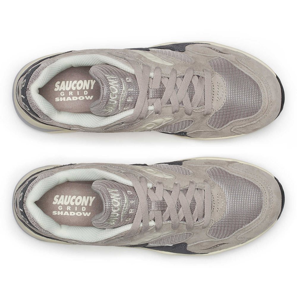 Saucony Grid Shadow 2 Essential Grey Cream | YFWCV-7436