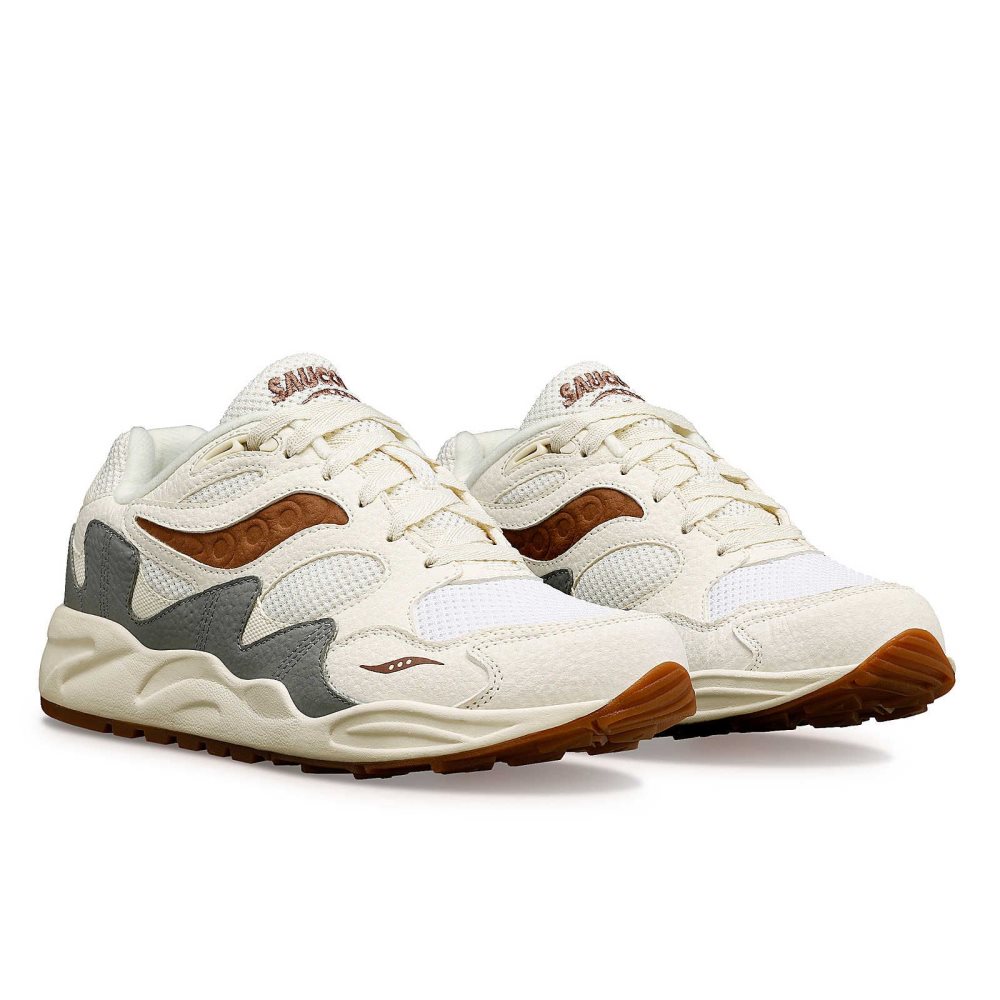 Saucony Grid Shadow 2 Mushroom Brown | WVQKC-8472