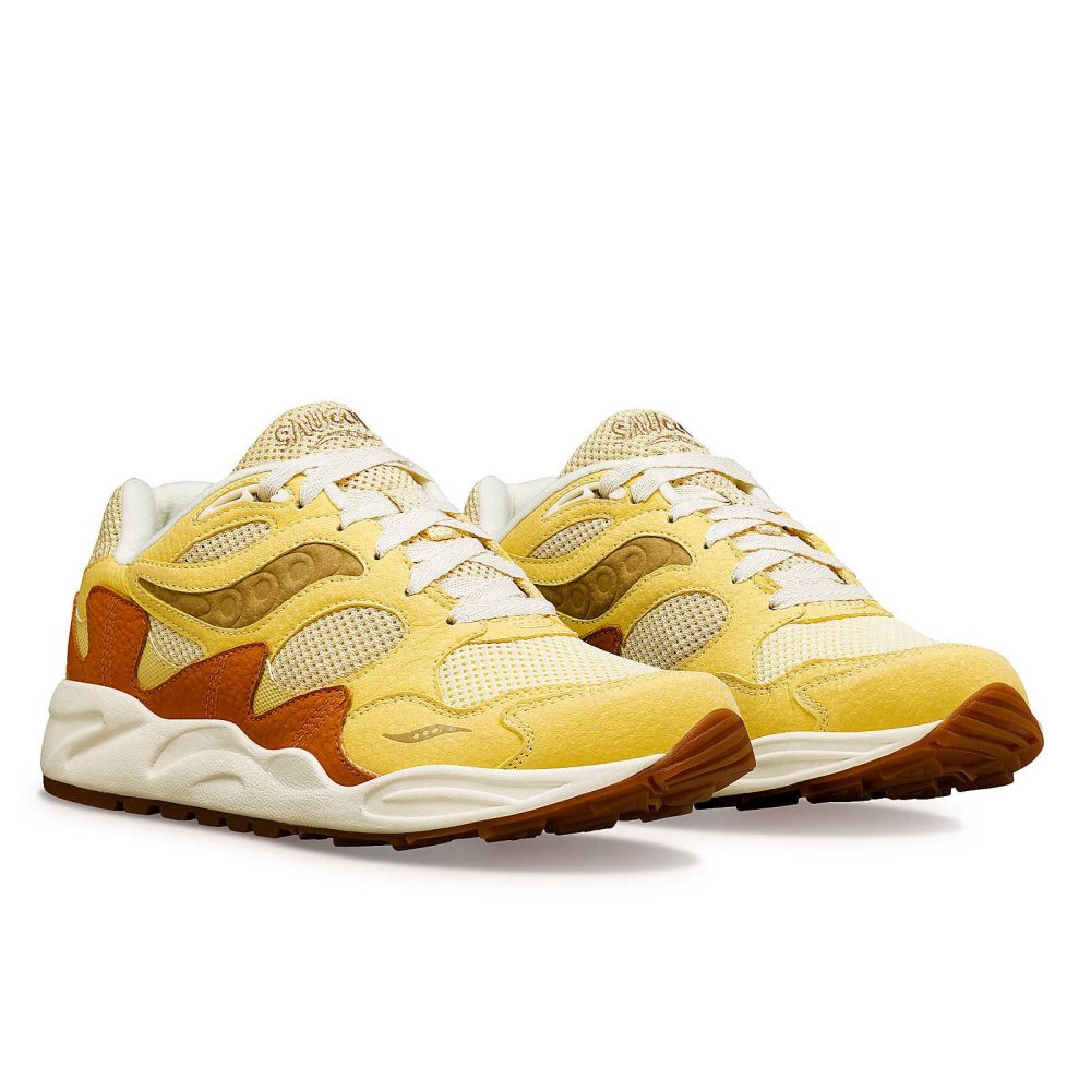 Saucony Grid Shadow 2 Mushroom Mustard Brown | LMERD-2973